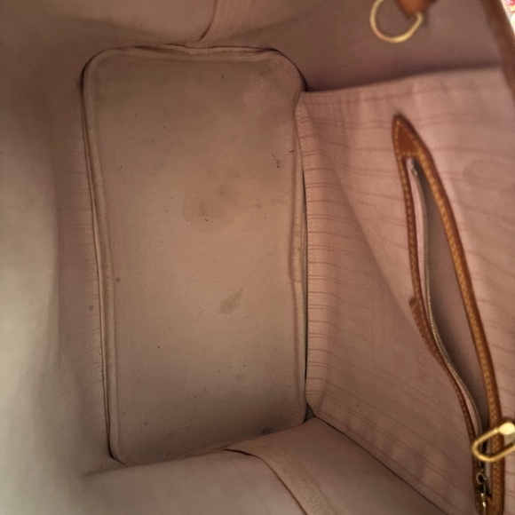 👜 Louis Vuitton Damier Azur Neverfull MM Set 🤍 - Picture 8 of 15